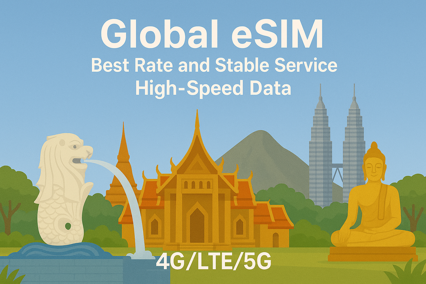 Travel eSIM in Southeast Asia 5 Countries
