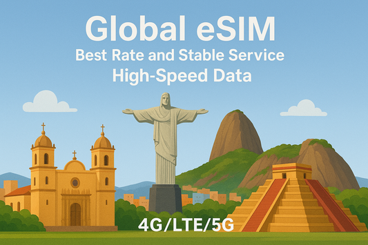 Travel eSIM in South America 9 Countries