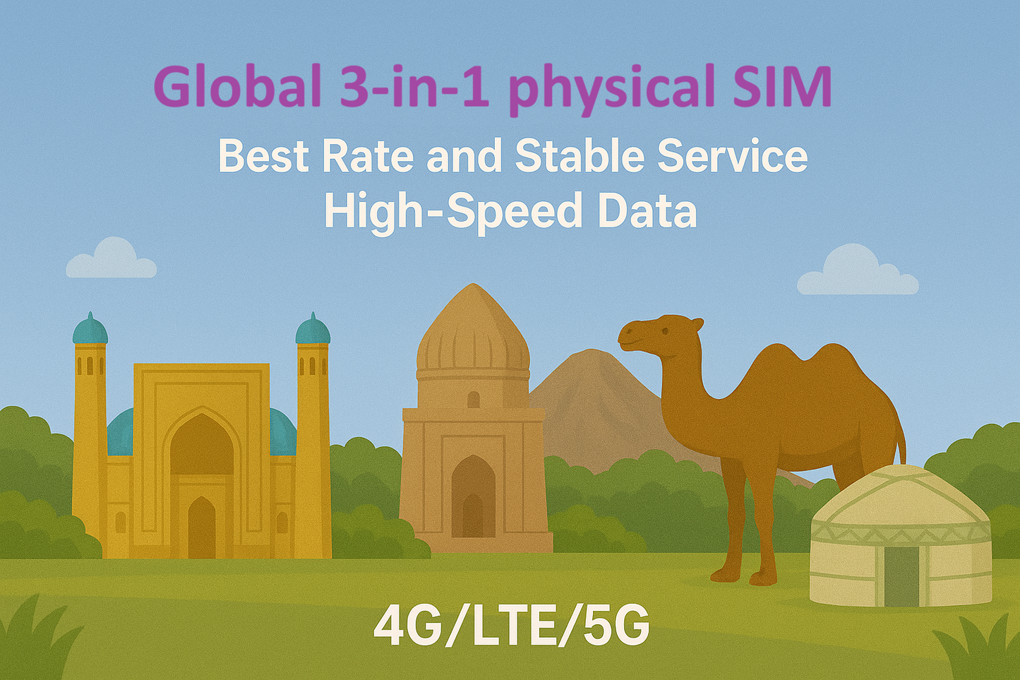 Travel physical SIM in Pakistan / India / Sri Lanka